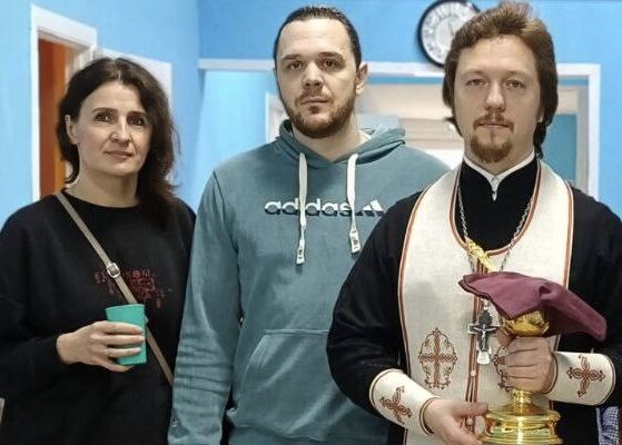 Посещение священником Жуковского благочиния пансионата «Доброта»